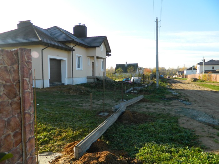 Монтаж забора за семь дней. Фотоотчет.