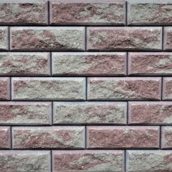 Образец бетонных блоков Brick цвет Коричневый-Пепел