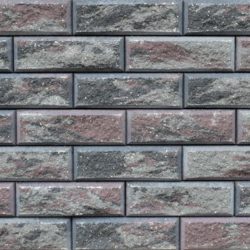 Образец бетонных блоков Brick цвет Графит-Коричневый-Пепел