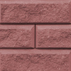 Бетонный блок Brick красного цвета