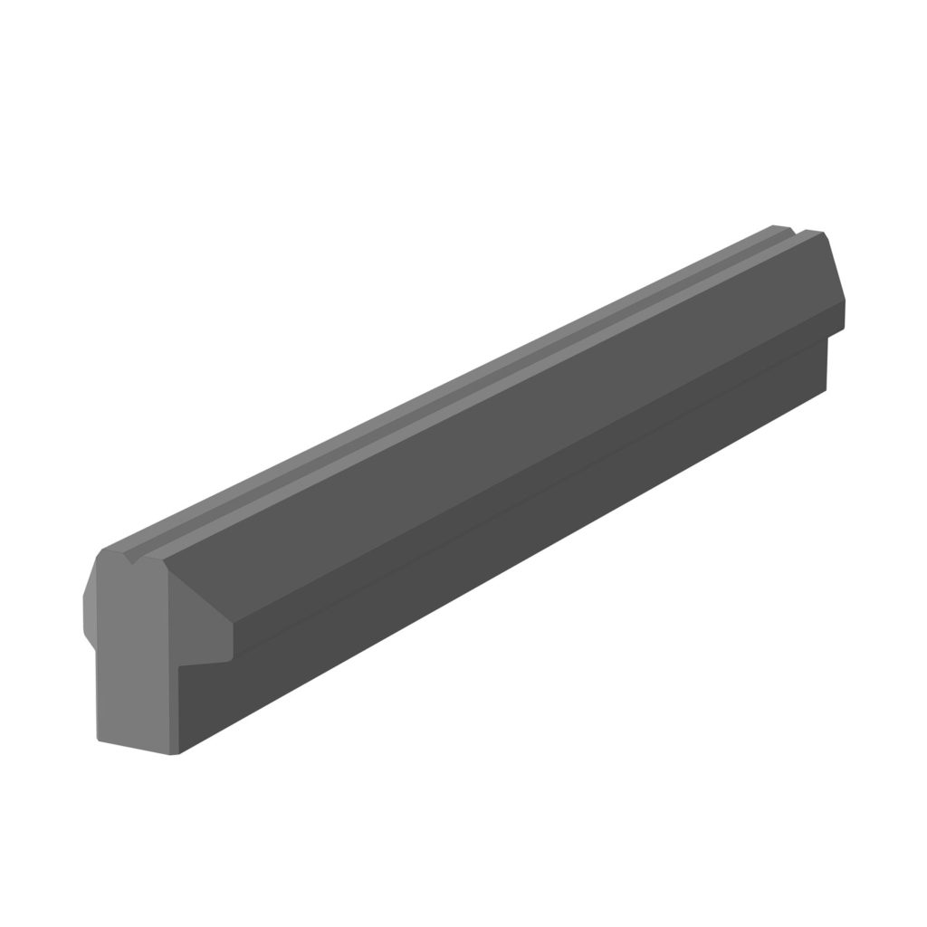 Бетонный ригель армированный для забора Brick р-р 2850мм, 4050мм