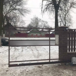 Откатные ворота. Производство и монтаж